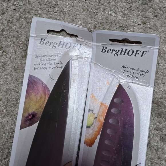 BergHOFF Leo Line Santoku & Chefs Knives - White Handles - Picture 2 of 6